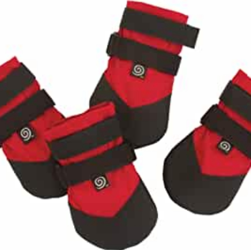 SOLD: Ultra Paws Durable Boots Shows Paw Protectors - RED